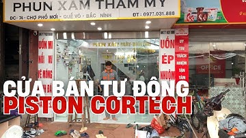 ✅ Cửa trượt bán tự động dùng piston Cortech Hàn Quốc CTC-700