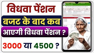 2026 विधवा पेंशन कब आएगी | Vidhwa pension kab aayegi | Vidhawa Pension Update 2026
