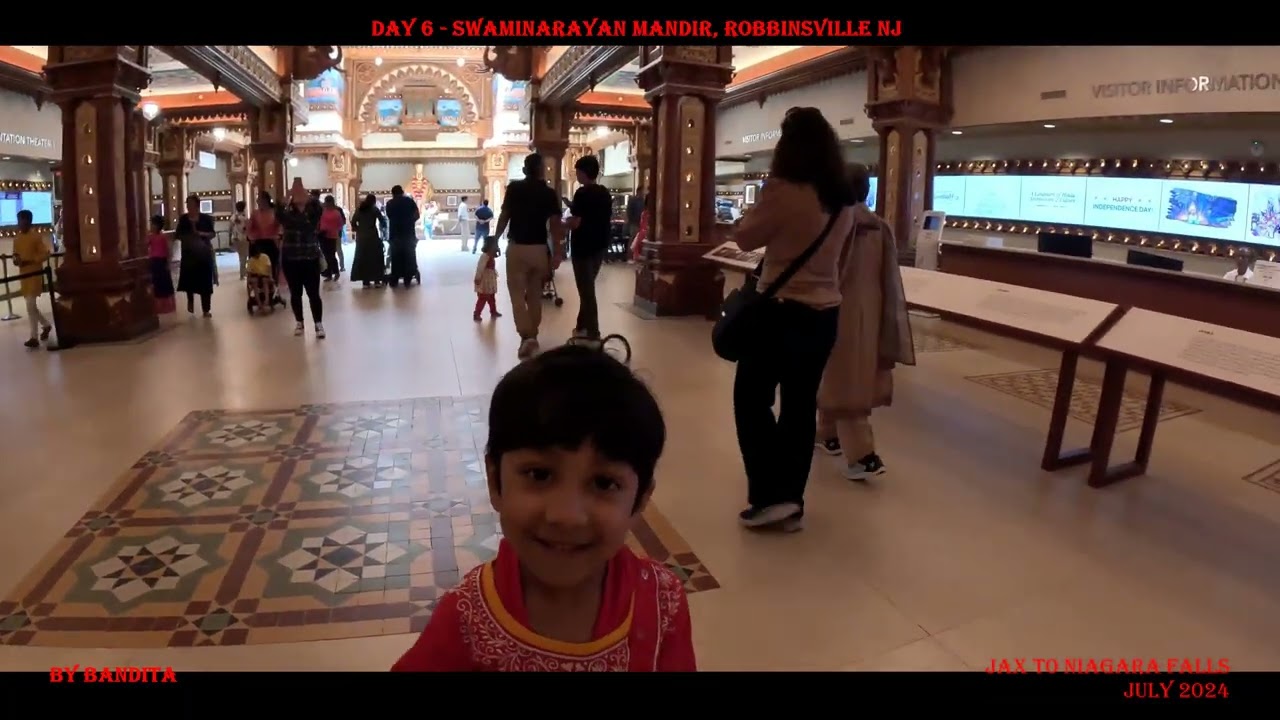 Niagara Tour 2024 | Road Trip | Robbinsville Swaminarayan Mandir | Day 6