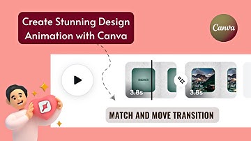 Create Stunning Design Animation with Canva: Match and Move Transition Tutorial