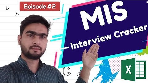 MIS Interview questions and answers | MIS Interview cracker #2 | LPW Sajid