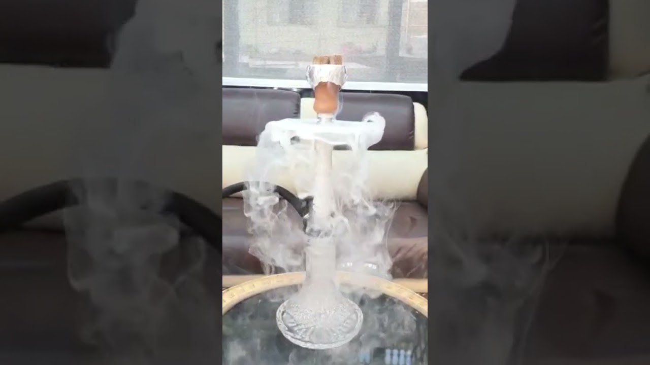 white fountain shisha