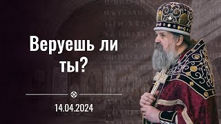 Веруешь Ли Ты? Проповедь О. Андрея Лемешонка 14 Апреля 2024 Г.