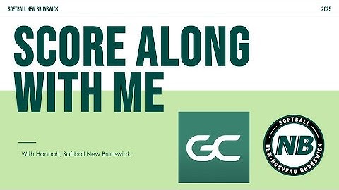 “Score Along With Me”: GameChanger Softball basics