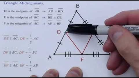 Geometry Ch. 5.1 Triangle Midsegments Drawing/Construction