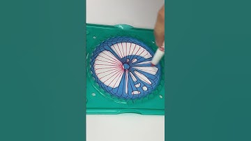 A Stunning Design Hidden in a Simple Spiral. #art #spirograph #shorts #2024 #usa #subscribe