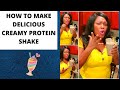 How to make a delicious creamy protein shake   aleeniques for real