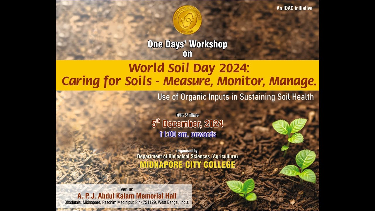 World Soil Day 2024: Caring for Soils - Measure, Monitor, Manage. - YouTube
