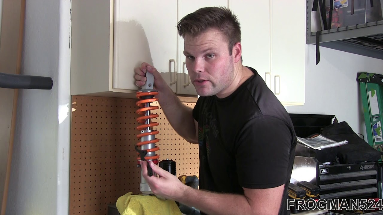 Installing a KTM Rear Shock Spring YouTube