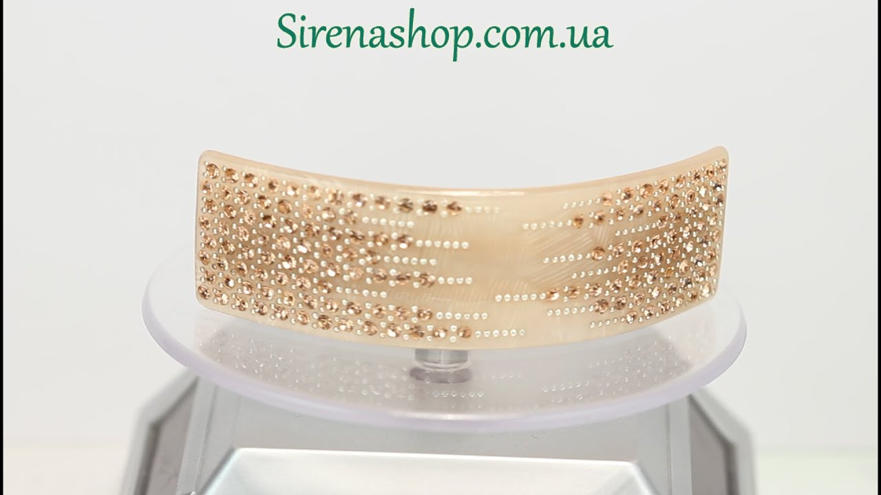 Sirenashop.com.ua: Бижутерия (Заколка Габия) с кристаллами Swarovski