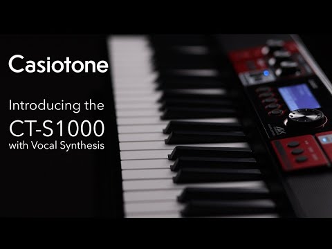 Introducing the Casiotone CT-S1000V with Vocal Synthesis