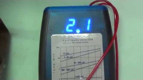 Using an ESR Meter to Determine the 