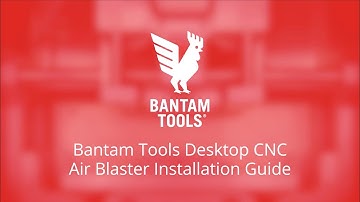 Bantam Tools Desktop CNC Air Blaster Accessory Installation