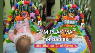 Musical Play Gym for Baby | Piano Fitness Rack | Baby Gym Play Mat | Unboxing Review Assembling