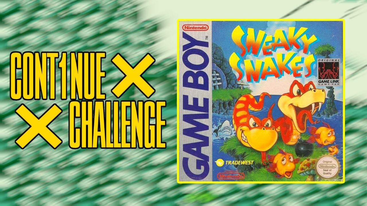 Ist es so spaßig wie der NES Ableger? SNEAKY SNAKES (Game Boy) | Cont1nue Challenge