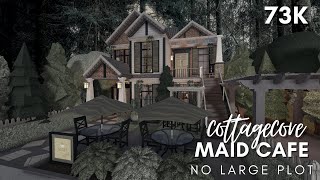 BLOXBURG | Cottagecore Maid Cafe | 73k | No Large Plot Speedbuild