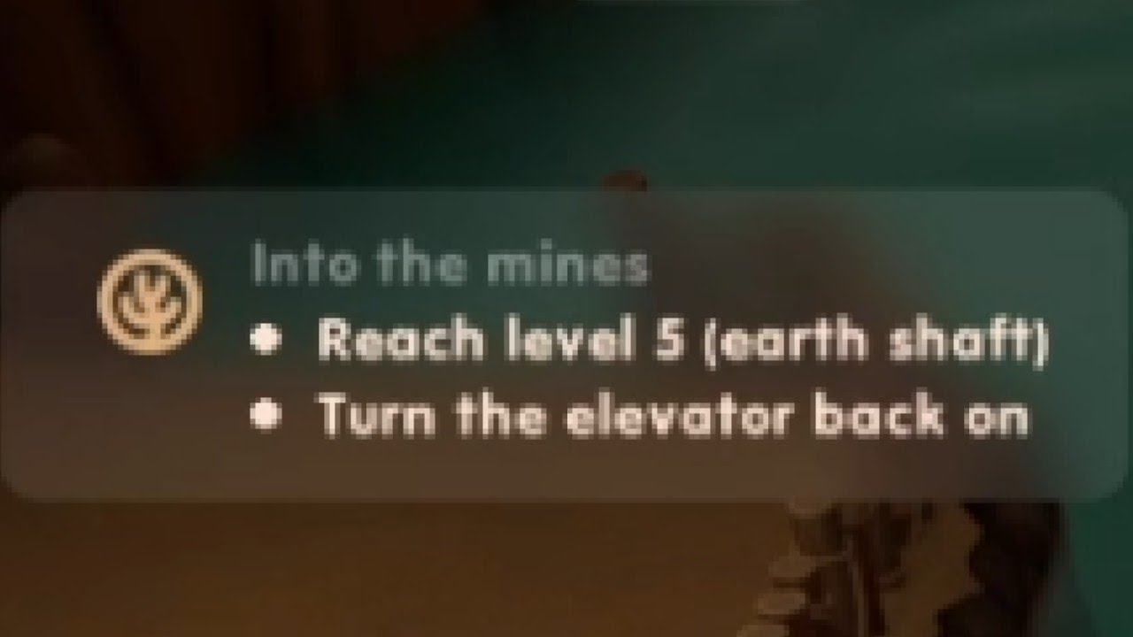 Coral Island - Reach Level 5 (Earth Shaft)