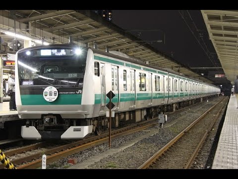 【ヘッドマーク付き】 埼京線E233系 池袋駅停車～発車2