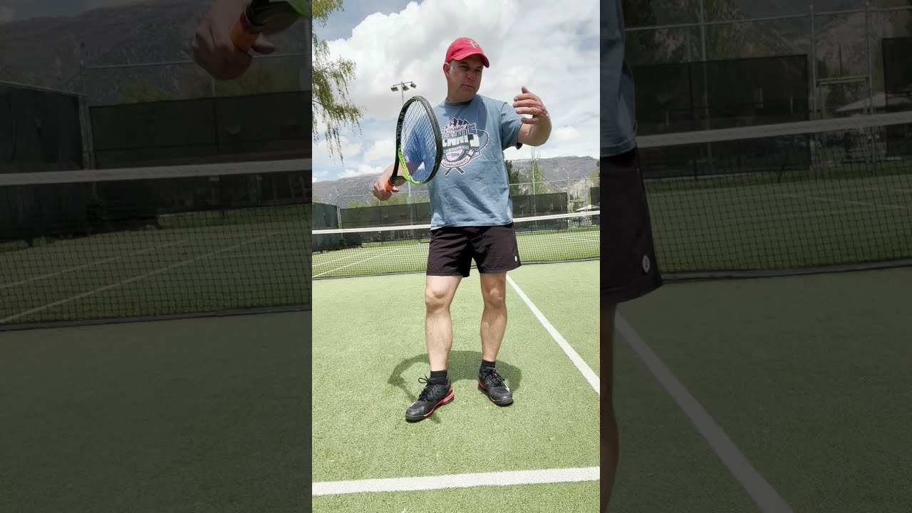 Tennis tip-  Playing in the wind.
