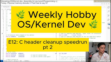 🌿 E12: Weekly kernel dev gardening: C header cleanup speedrun pt 2 🌿