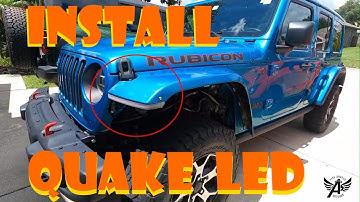 Jeep Wrangler Rubicon Quake LED Chop Kit Installation | Sequential Turn Signal & Side Marker Lights