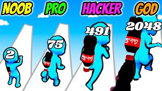 Soda Rush 3D - NOOB vs PRO vs HACKER vs GOD screenshot 5