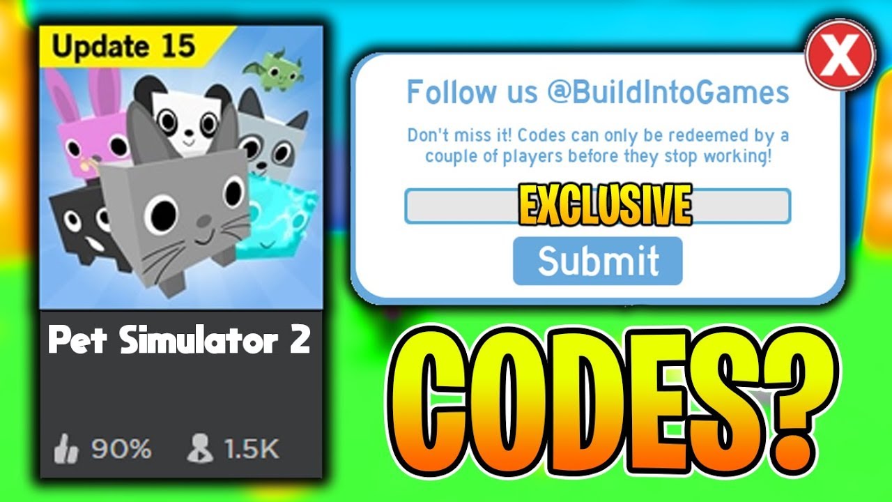 All Pet Codes For Roblox Simulator