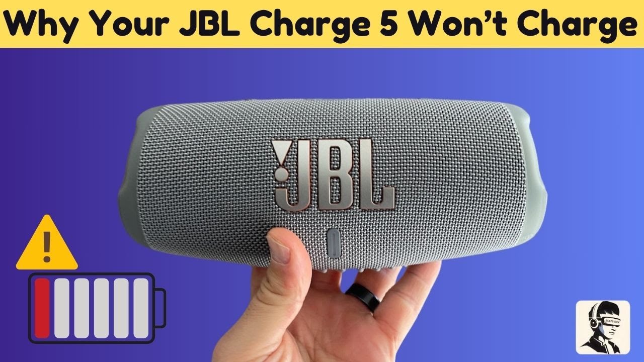 Why Your JBL Charge 5 Won't Charge (And How to Fix It!) - YouTube