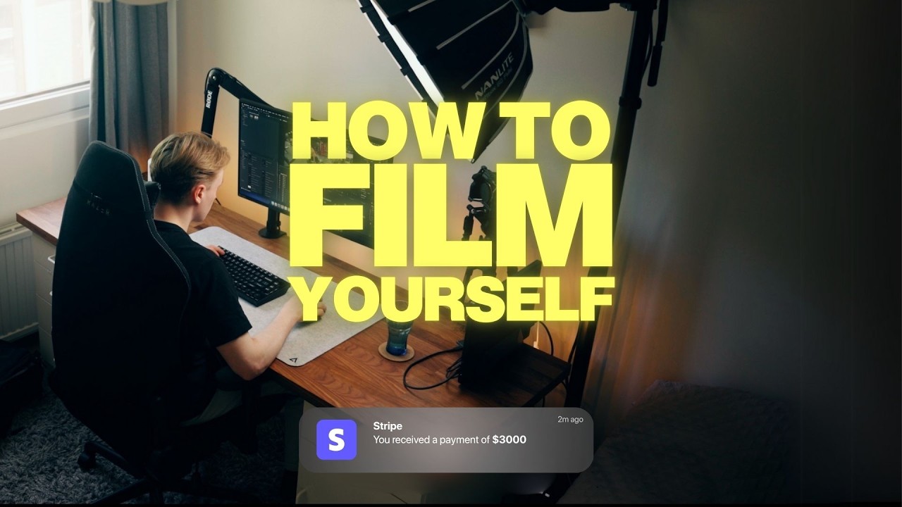 how to film yourself and make it look cinematic - YouTube