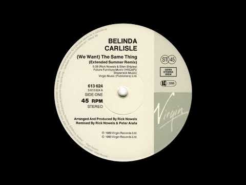 Belinda Carlisle - We Want The Same Thing (Extended Summer Remix) 1989