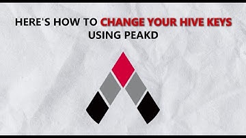 🔐 How to Change Your Hive Keys Using PeakD | Secure Your Web3 Account in Minutes