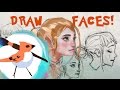 Drawing Faces Tutorial - Female Proportions!