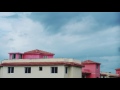 Fast Motion Clouds &amp; Pink Houses | HD Relaxing Screensaver