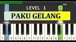 not piano paku gelang - tutorial level 1 - not pianika lagu tradisional - sumatra barat  - Durasi: 1:09. 