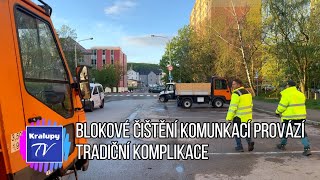 Kralupy TV: Blokové čištění komunikací provází tradiční komplikace (19. 4. 2024)