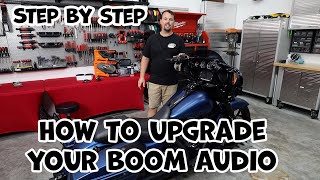 How to Upgrade your Boom Audio - Step by Step Volunteer Audio Hertz Stage 4 upgrade for Harley