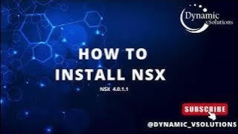 Install VMware NSX 4.x