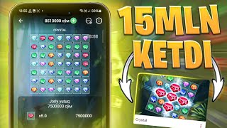 : CRYSTALDA 15.000.000 KETDI OXIRIGACHA BOSDIM#1xbet #1xgames