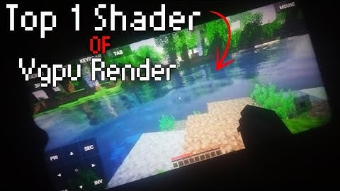 Best Shader for Pojav launcher Vgpu render | no lag / 60fps / download link | no clickbait