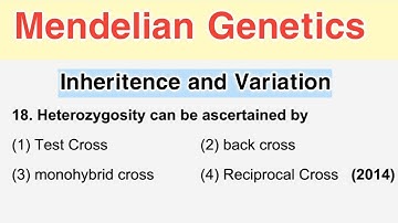 genetics mcq - inheritance and variation class 12 mcq - mendelian genetics