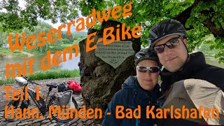 Weser-Radweg Teil 1 von Hann. Münden - Bad Karlshafen ⛺️ | E-Bike Radreise screenshot 5