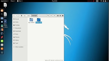 how to fix brightness problem in kali linux  2017.1