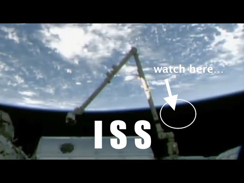 "Object" Appears in Field of View of I S S Camera | Space Station LEAKING Air!