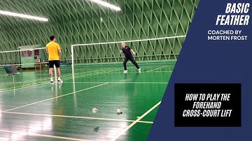 Forehand cross-court lift tutorial | Presented by Morten Frost & Basic Feather