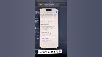 Build a Google Gemini Clone in HOURS with SwiftUI FAST