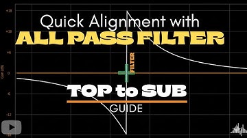 All Pass filter or Time delay for alignment ? #alignment