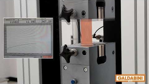 Expert in material testing tensile test on copper foil