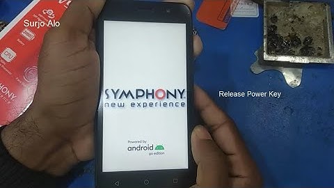 Symphony V99+ Hard Reset