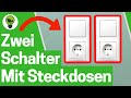 Wechselschaltung mit Steckdose ✅ULTIMATIVE ANLEITUNG: Wie 2 Lichtschalter Kombinationen Anschließen?