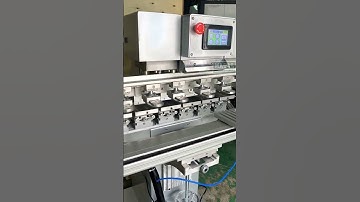 6 Color Shuttle Servo Pad Printing Machine #padprintingmachine #padprinting